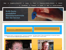 Tablet Screenshot of mandolinenunterricht.com